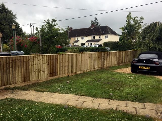 Close board fencing in Witney